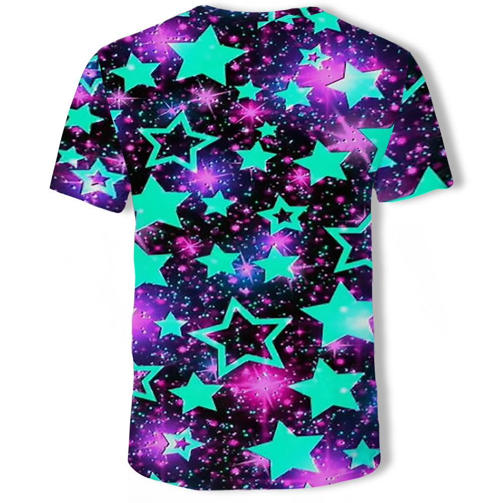 3D Graphic Printed Men's Short-Sleeved T-shirt- Multi-D 2XL 3D Graphic Printed Men's Short-Sleeved T-shirt- Multi-D 2XL