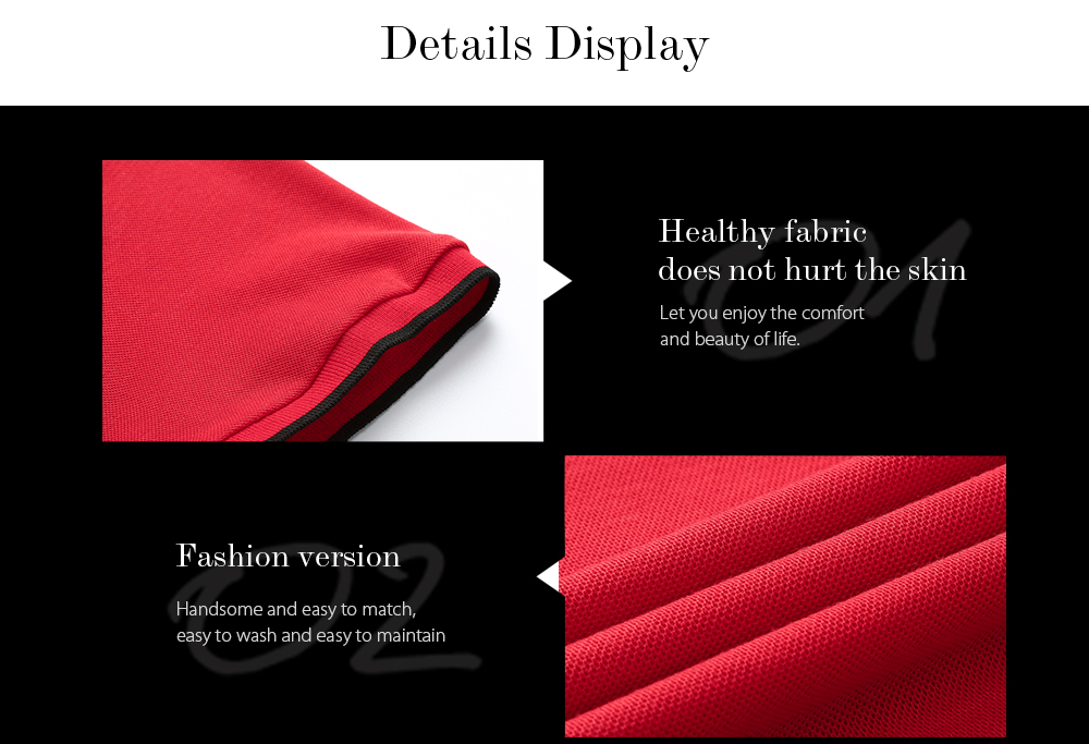 Men's T-shirt Short Sleeve Solid Color Striped Cuff Stand Collar - Black M Men's T-shirt Short Sleeve Solid Color Striped Cuff Stand Collar - Black M