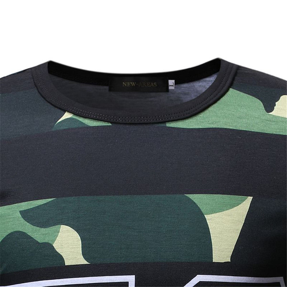 Men'S T-Shirt Recreational Short Sleeve O-Collar Fashion Printed Cotton T-Shirt- Army Green 2XL Men'S T-Shirt Recreational Short Sleeve O-Collar Fashion Printed Cotton T-Shirt- Army Green 2XL