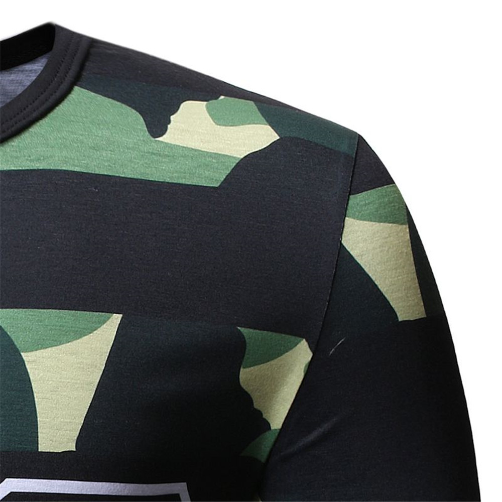 Men'S T-Shirt Recreational Short Sleeve O-Collar Fashion Printed Cotton T-Shirt- Army Green 2XL Men'S T-Shirt Recreational Short Sleeve O-Collar Fashion Printed Cotton T-Shirt- Army Green 2XL