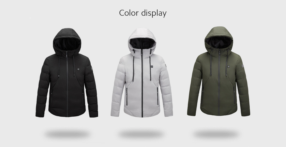 Winter Intelligent Charging Heating Warm Cotton Coat color display Winter Intelligent Charging Heating Warm Cotton Coat color display
