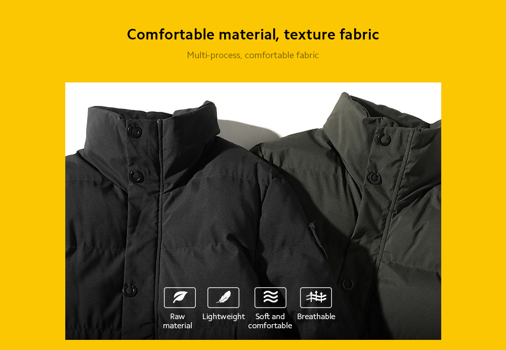 Winter Tide Men's Warm Fashion Simple Cotton Coat Comfortable material, texture fabric Winter Tide Men's Warm Fashion Simple Cotton Coat Comfortable material, texture fabric