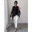 Women's French-Style Asymmetric Blouse - Chiffon Semi-Sheer Shirt Jacket with Short Sleeve, Machine Washable Elegant Tops for Spring/Fall Layering (Solid Color) - Wardrobe Essential for Dresses & Jeans