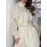 Mock Neck Ruffle Decor Blouse, Chic Long Sleeve Textured Blouse For Spring & Fall, Women's Clothing