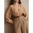 Elegant French Embroidered V-Neck Long Sleeve Blouse for Women - Chic Button-Up Shirt with Floral Pattern, Perfect for Business or Casual Outfits, Spring/Summer/Fall, Ladies Blouses