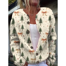3D Printed Youthful Christmas Gift Cardigan