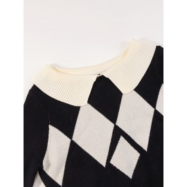 Women's Chic Sweater - Elegant Pullover with Long Flowing Lines, Non-Transparent Winter Sweater for Office, Party, Everyday Outfits - Fall/Winter Women's Fashion Tops, Cute Sweaters, Party Wear, Sophisticated Style, Highquality Knitwear