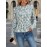 Women's Autumn Winter Sweater - Middle Eastern-Inspired Gradient Color Block Design, Soft Round Neck Long Sleeve Pullover, Elegant Casual Chic Top for Versatile Outfits, Sweater