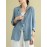 Plus Size, Women's Plus Size Burgundy (or solid colors) Jacket - Elegant Collar Blazer-like Coat with Single-Button Closure, Lightweight Structured Blouse Jacket for Spring/Summer, Casual & Formal Events - Machine Washable - Solid Burgundy & Neutral Tones Available - Solid Color with Collar & Single-Button Front Closure - Suitable for Warm Weather - Chic & Sophisticated Blazer Jacket, Blazers For Women Plus Size, Plus Size Womens Blazer, Black Blazer For Women Plus Size,