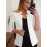 Plus Size - Women'S Elegant Lace Sleeve Blazer - Structured Lapel Collar Tailored Fit Cardigan, Solid Black with Contrast Lace Cuff & Hem, Spring Summer Casual to Semi-Formal Outerwear, Versatile for Everyday & Special Occasions, Lace Blazer for Women Plus Size, Plus Size Lace Blazer for Women Plus Size Coats And Jackets, Formal Lace Blazer for Women, Stretch Blazer For Women